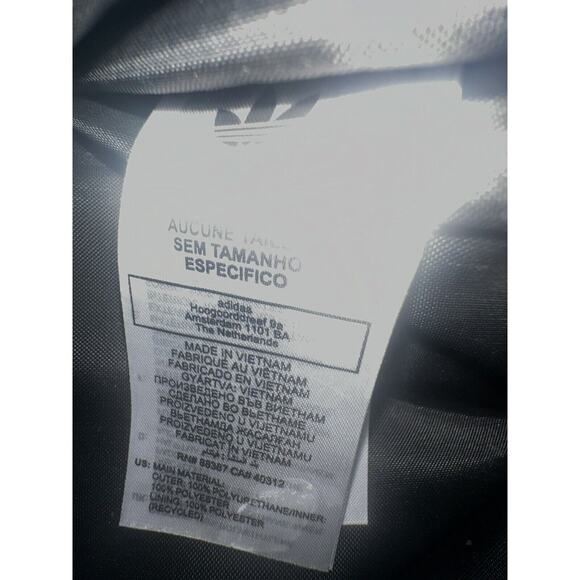 ADIDAS Leather AIRLINER BAG ORIGINALS TREFOIL VINTAGE #GN2245 - Picture 7 of 9